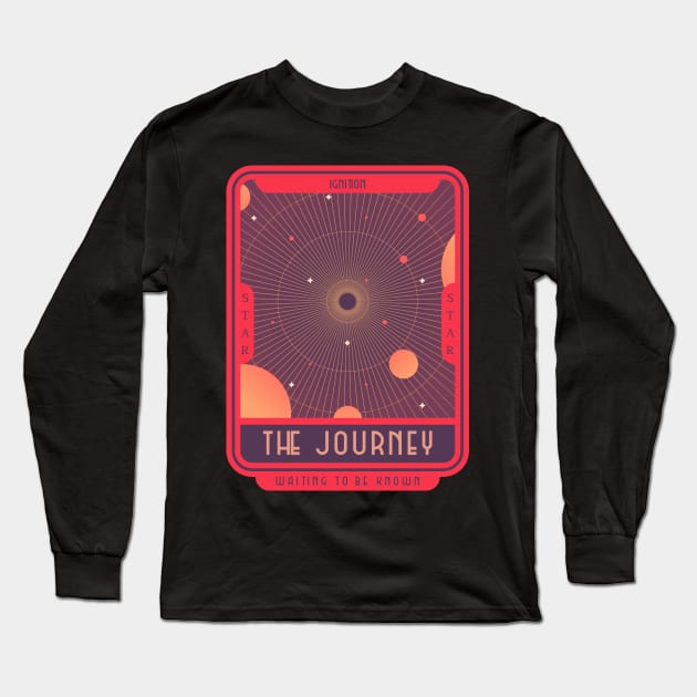 The Journey Waiting To Be Known Long Sleeve T-Shirt by Ken Adams Store